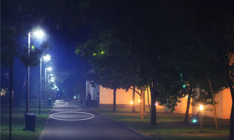 Innovative Reduction of Street Lighting Energy Group Control Simplicity Street Lighting System QULON
