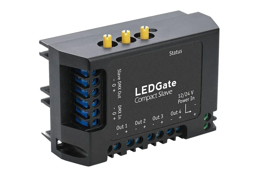LEDGate Slave Compact Expansion module for LEDGate Compact and LEDGate Wireless Compact Sundrax Entertainment