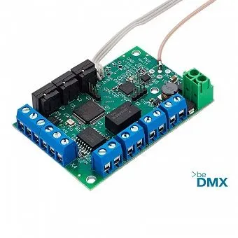 LEDGate Wireless Board PCB wireless 8/16 bit universal 12-24V DC with RDM functionality constant voltage DMX LED controller designed for use in theatrical scenery Sundrax Entertainment