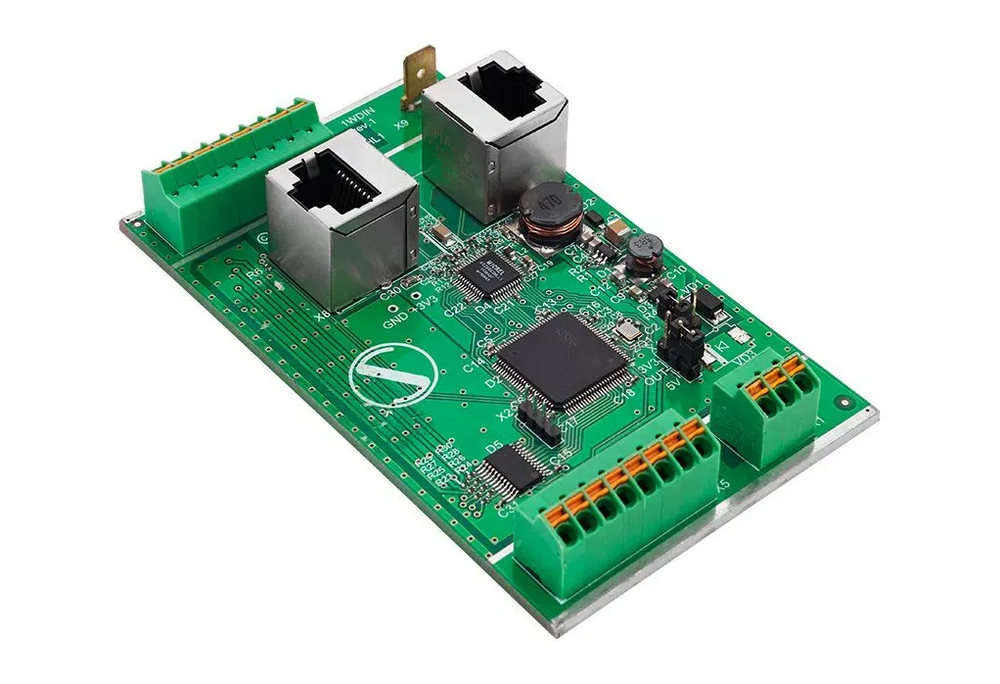 Opposite side of PixelGate Board PCB highlighting solder pads and mounting holes for embedded installation
