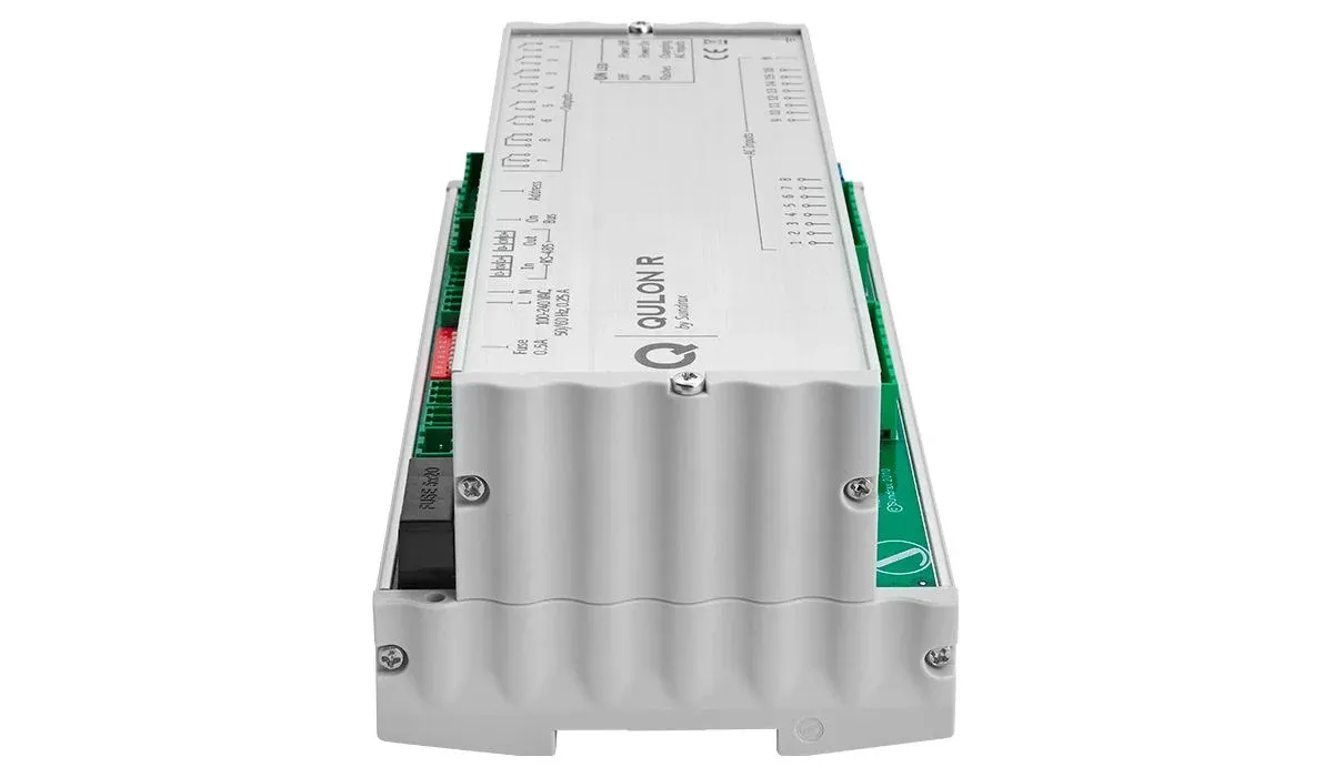 Modbus-RTU I/O Extension module for lighting management, side view