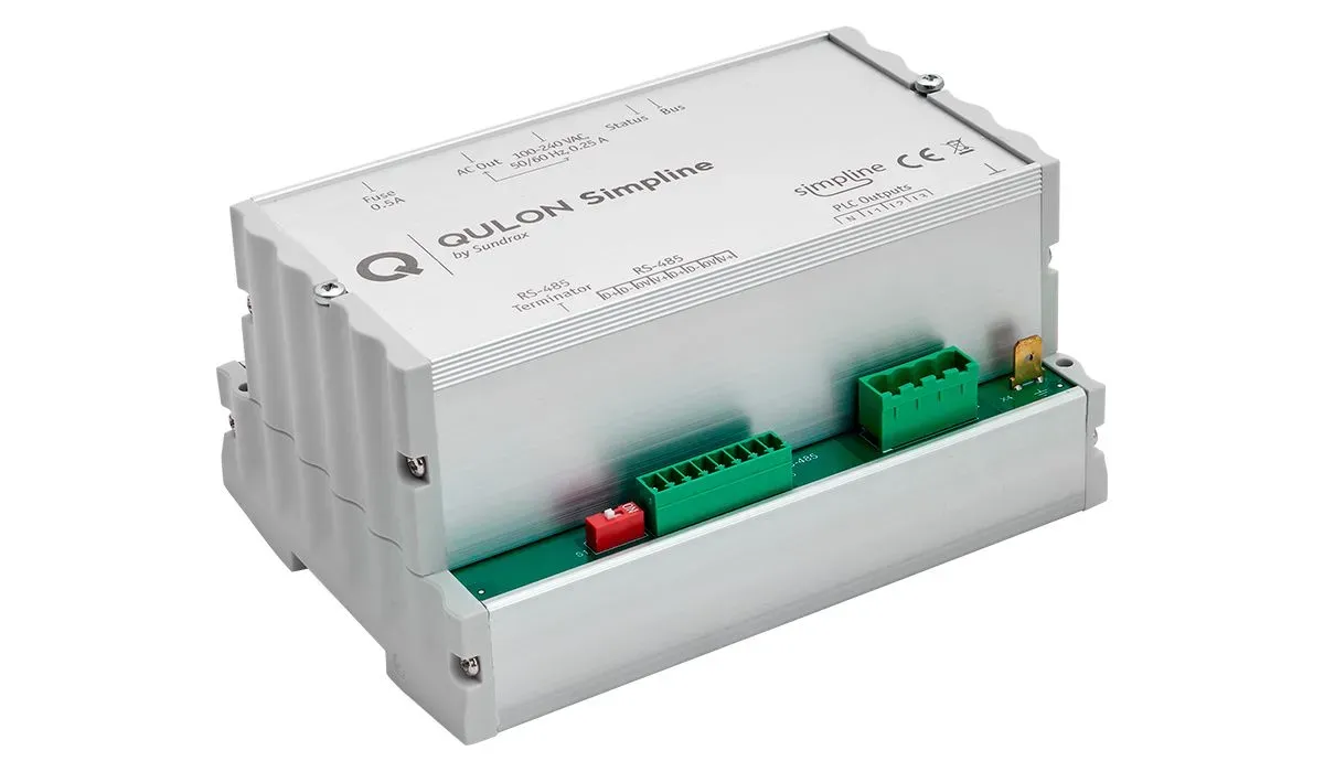 QULON Simpline PLC (Power Line Communication) Gateway for street lighting management, announcement view