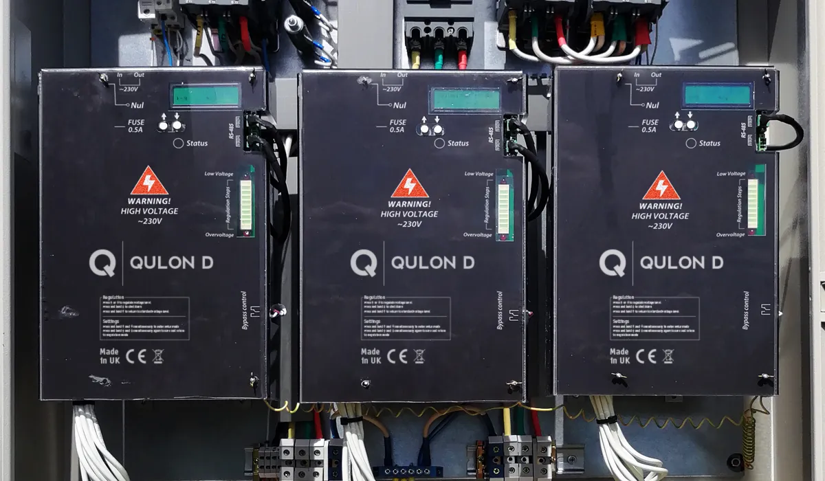 QULON-D Power controller is a centralized voltage stabilizer by reducing the voltage