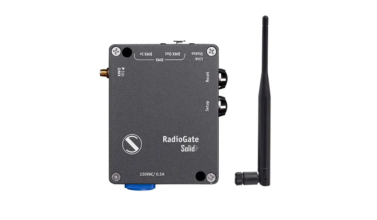 Wireless DMX transceiver for indoor installation Sundrax Entertainment