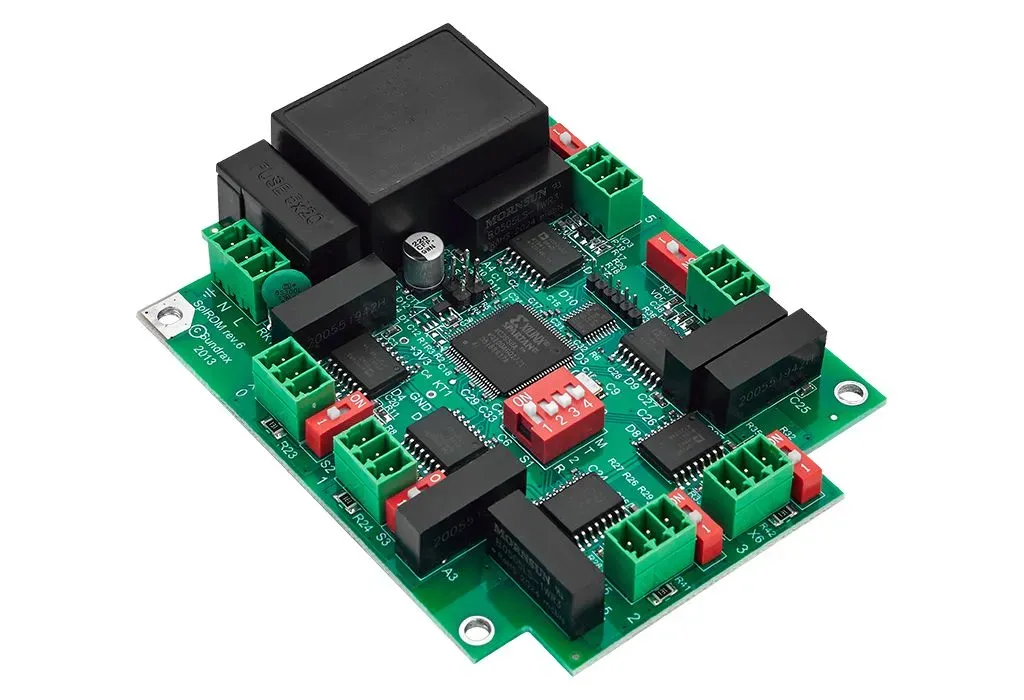 PCB dual-zone optically isolated DMX splitter RDM hub Sundrax Entertainment