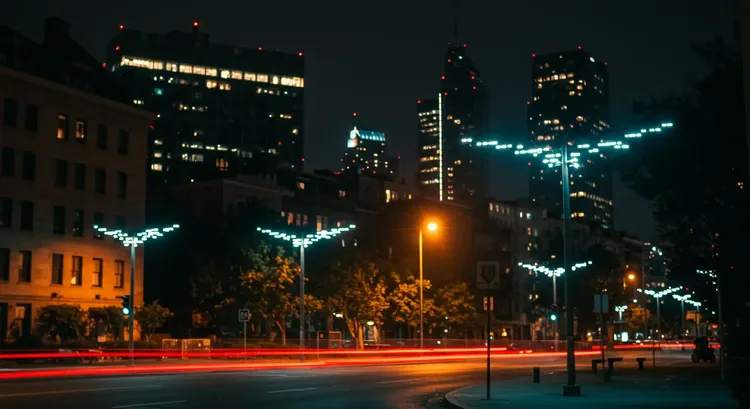Centralized control system for smart street lighting in a control room