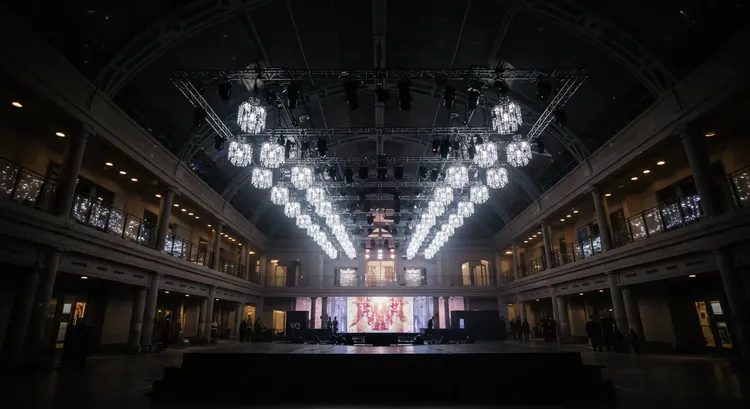 Multicast network setup for sACN in a large exhibition complex